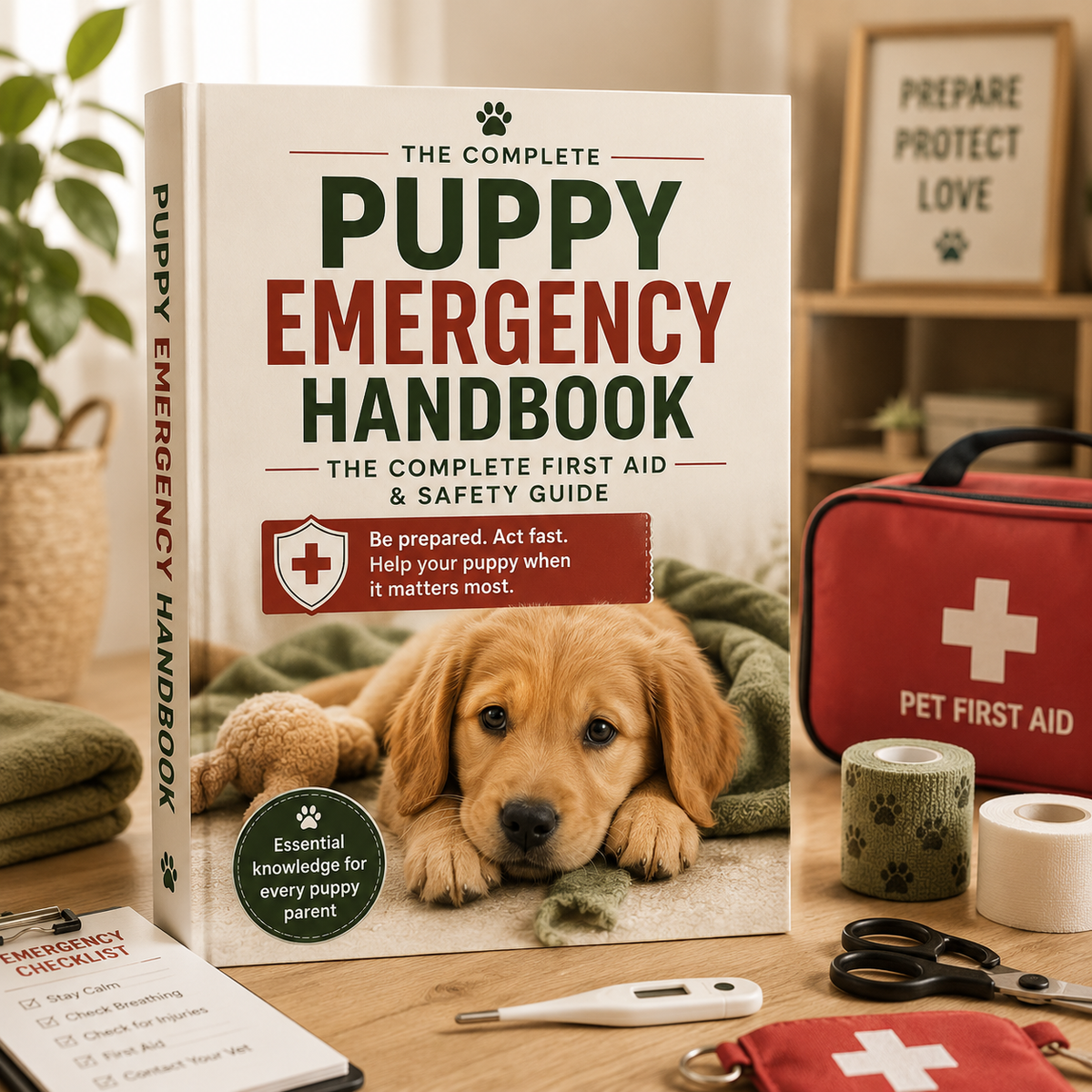Puppy Emergency Handbook | The Complete First Aid & Safety Guide
