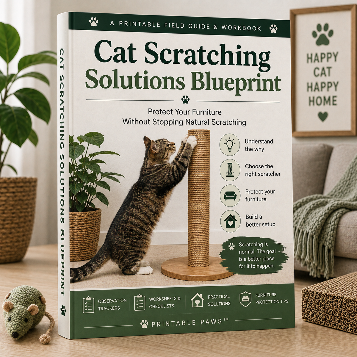 Cat Scratching Solutions Blueprint | Stop Furniture Scratching & Build Better Habits