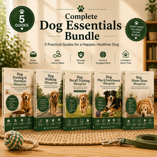 Complete Dog Essentials Bundle | 5 Practical Guides for Everyday Dog Life