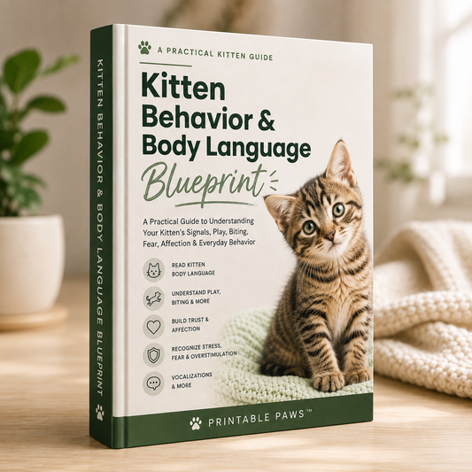Kitten Behavior & Body Language Blueprint | Understand Your Kitten Better