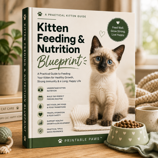 Kitten Feeding & Nutrition Blueprint | Feed Your Kitten with Confidence
