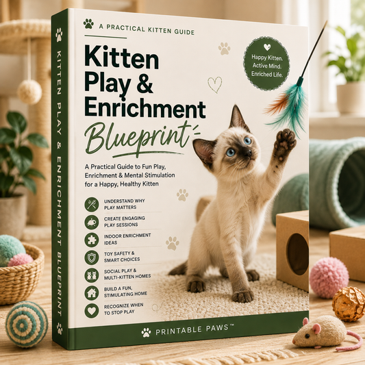 Kitten Play & Enrichment Blueprint | Keep Your Kitten Happy & Stimulated