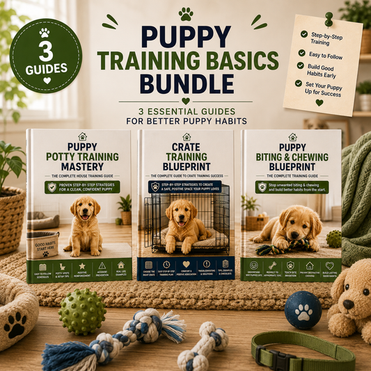 Puppy Training Basics Bundle | 3 Essential Guides for Better Puppy Habits